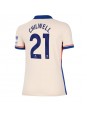 Chelsea Ben Chilwell #21 Replika Borta Kläder Dam 2024-25 Kortärmad
